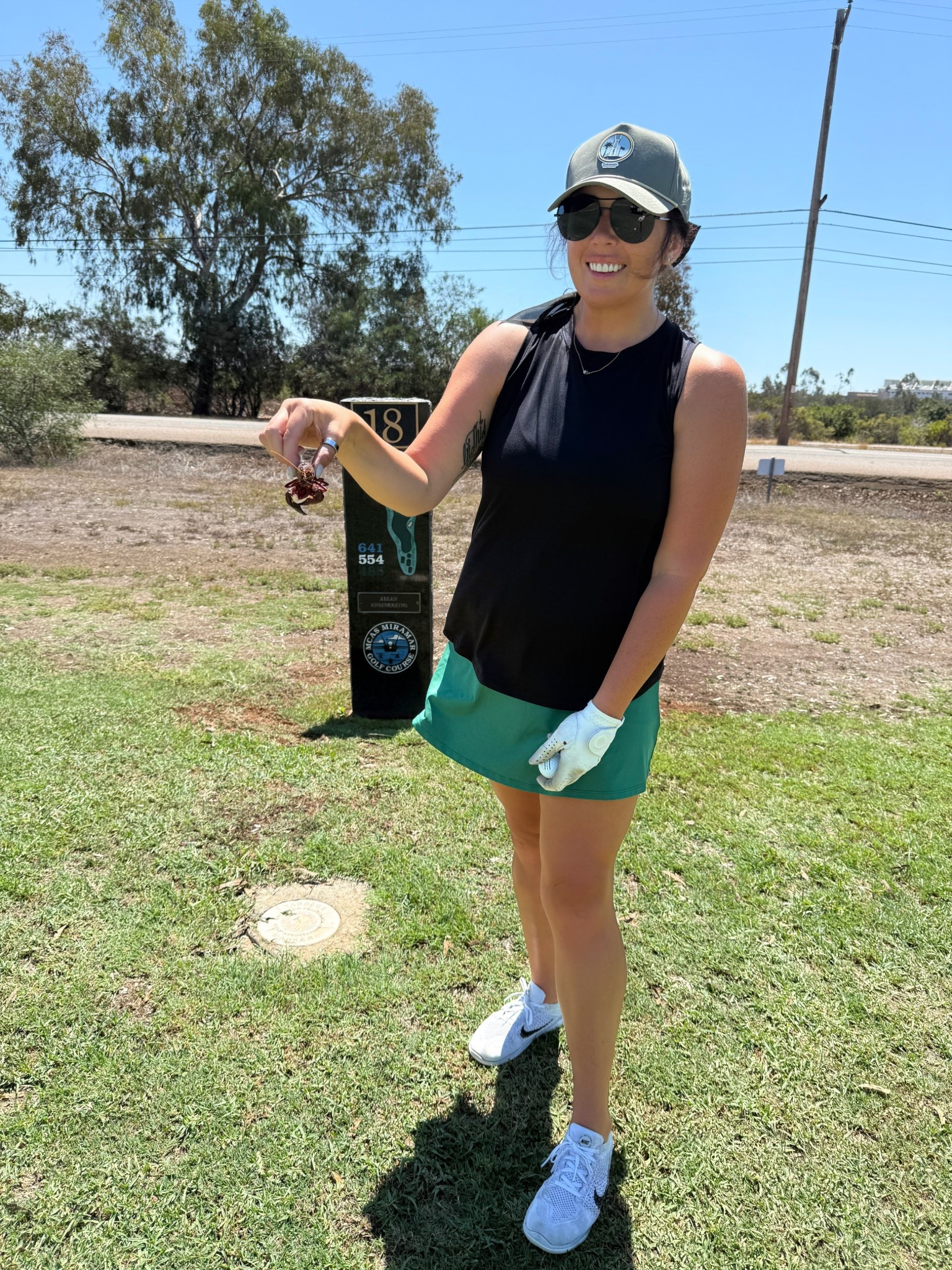 Golf date with a crawdaddy 🦞

#golf #womensgolf 

#LTKActive #LTKFamily #LTKTravel