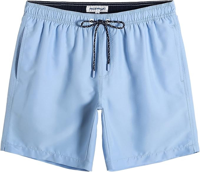 maamgic Mens Swim Trunks Quick Dry Swim Shorts with Mesh Lining Funny Swimwear Bathing Suits 7inc... | Amazon (US)