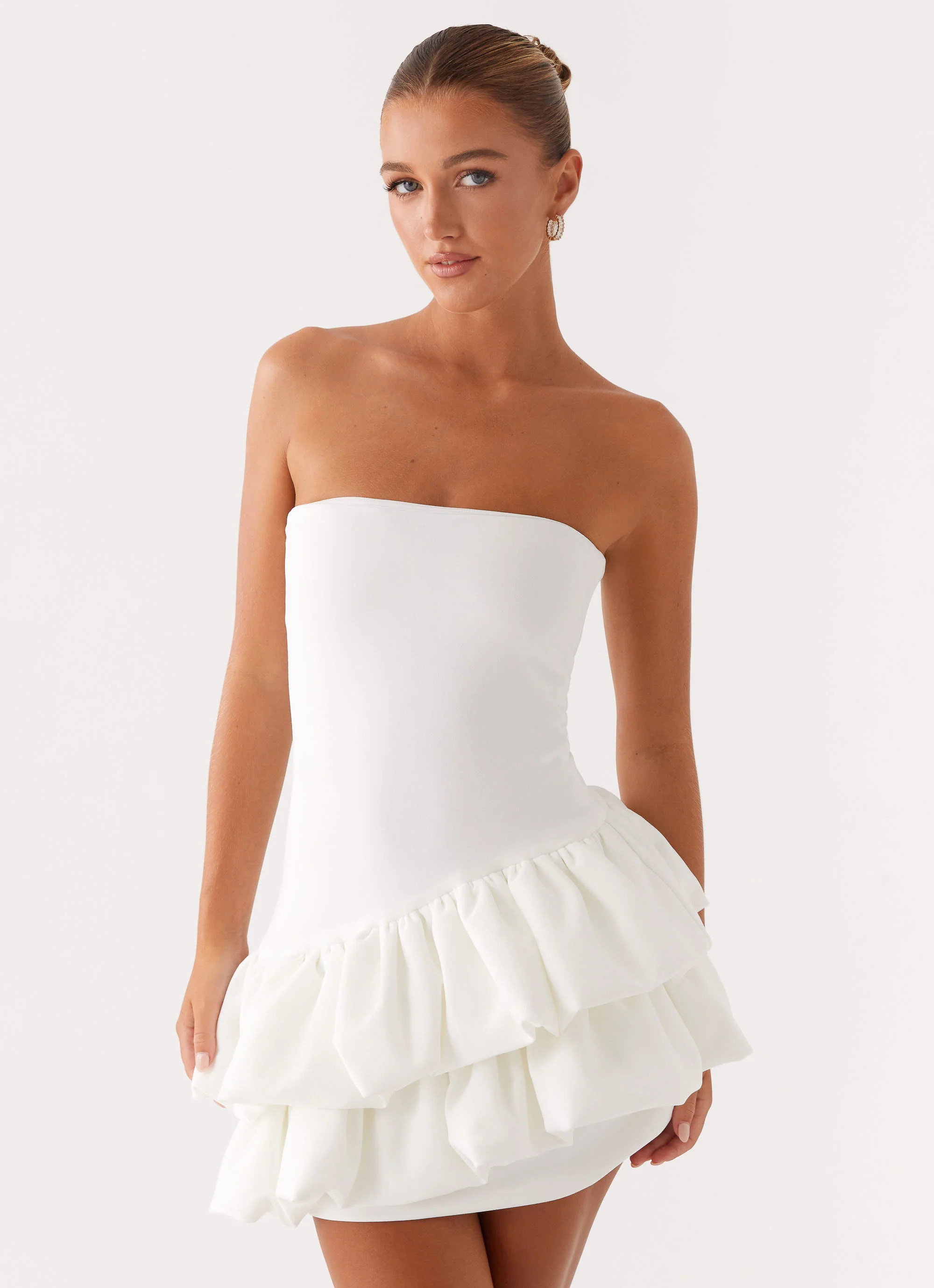 Marie Mini Dress - White | Peppermayo (Global)