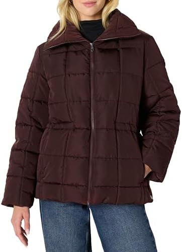 Amazon Essentials (Demi's Pick) Women's Oversized-Fit Square Quilted Puffer Jacket with Adjustabl... | Amazon (US)
