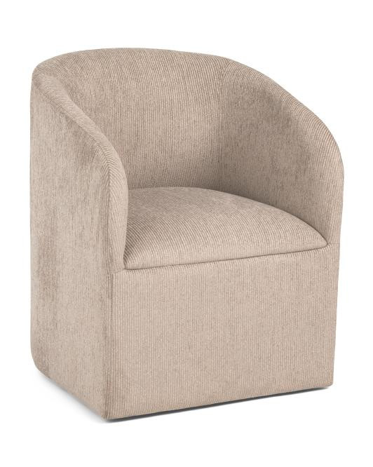23.5x31x24 Kai Caster Rolling Wheel Anywhere Chair | TJ Maxx