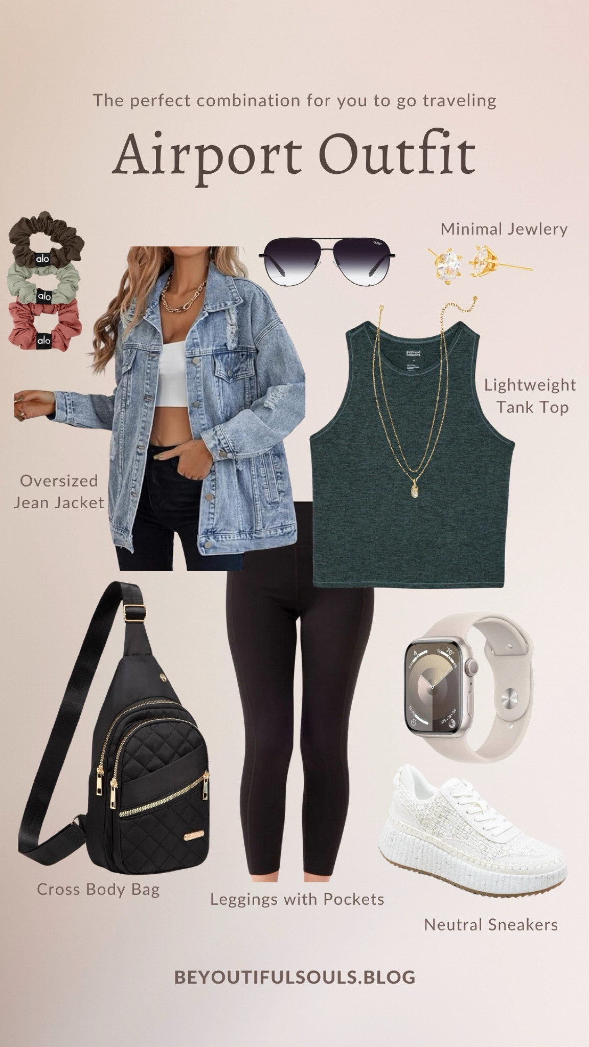 Ready for takeoff! ✈️🌟 Whether you’re jetting off on a weekend getaway or a summer adventure, this athleisure airport outfit has you covered in style and comfort. From high-waisted leggings to a chic denim jacket, it’s all about effortless travel vibes. #AirportStyle #TravelOutfit #Athleisure #SummerAdventure

Airport outfits • Travel fashion • Athleisure wear • Summer style • Jetsetter fashion • Airport chic • Travel essentials • Comfortable travel attire • Stylish travel outfits • Airport fashion trends



#LTKxTarget #LTKtravel #LTKfindsunder100