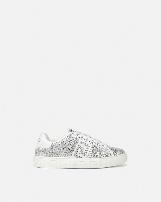 Crystal Greca Sneakers | Versace (US)