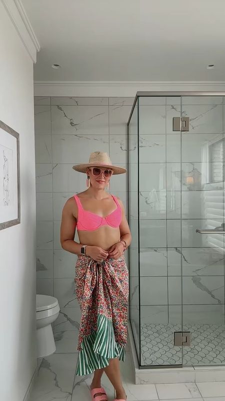 Cutest beach outfit featuring my favorite beach Palma hat from Sunshine Tienda, I also am wearing a sarong and fun earrings from ST as well. My bikini is the Laguna Bikini from Vetchy, I love their swimwear fit and they come in great colors 

#LTKVideo #LTKswim #LTKtravel