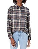 Carhartt Women's Rugged Flex Relaxed Fit Flannel Plaid Shirt, Twilight, X | Amazon (US)
