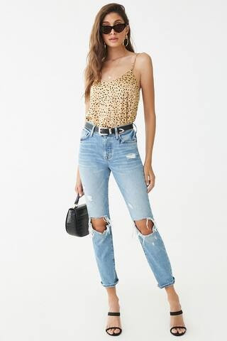 Satin Cheetah Print Cami | Forever 21 (US)