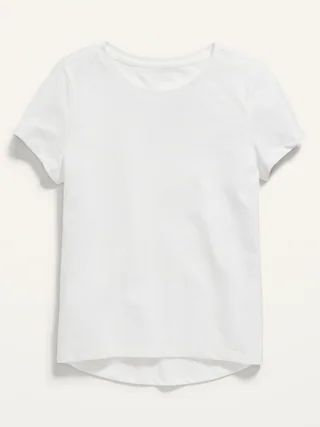 Softest Scoop-Neck T-Shirt for Girls | Old Navy (US)