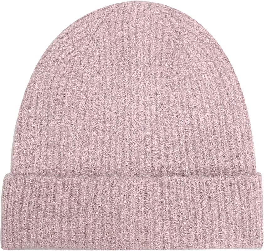 Moss Rose Womens Warm Soft Rib Knit Beanie Skully for Women Men Winter Cuffed Hats | Amazon (US)
