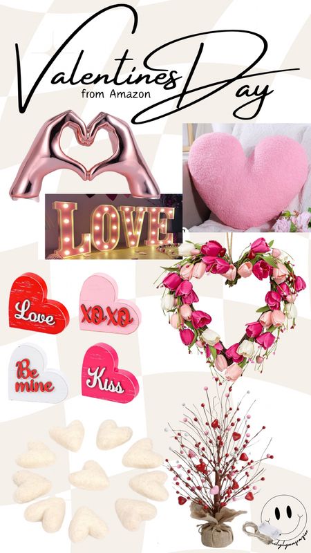 Valentines Decor from Amazon! 

#LTKhome #LTKSeasonal #LTKfindsunder50
