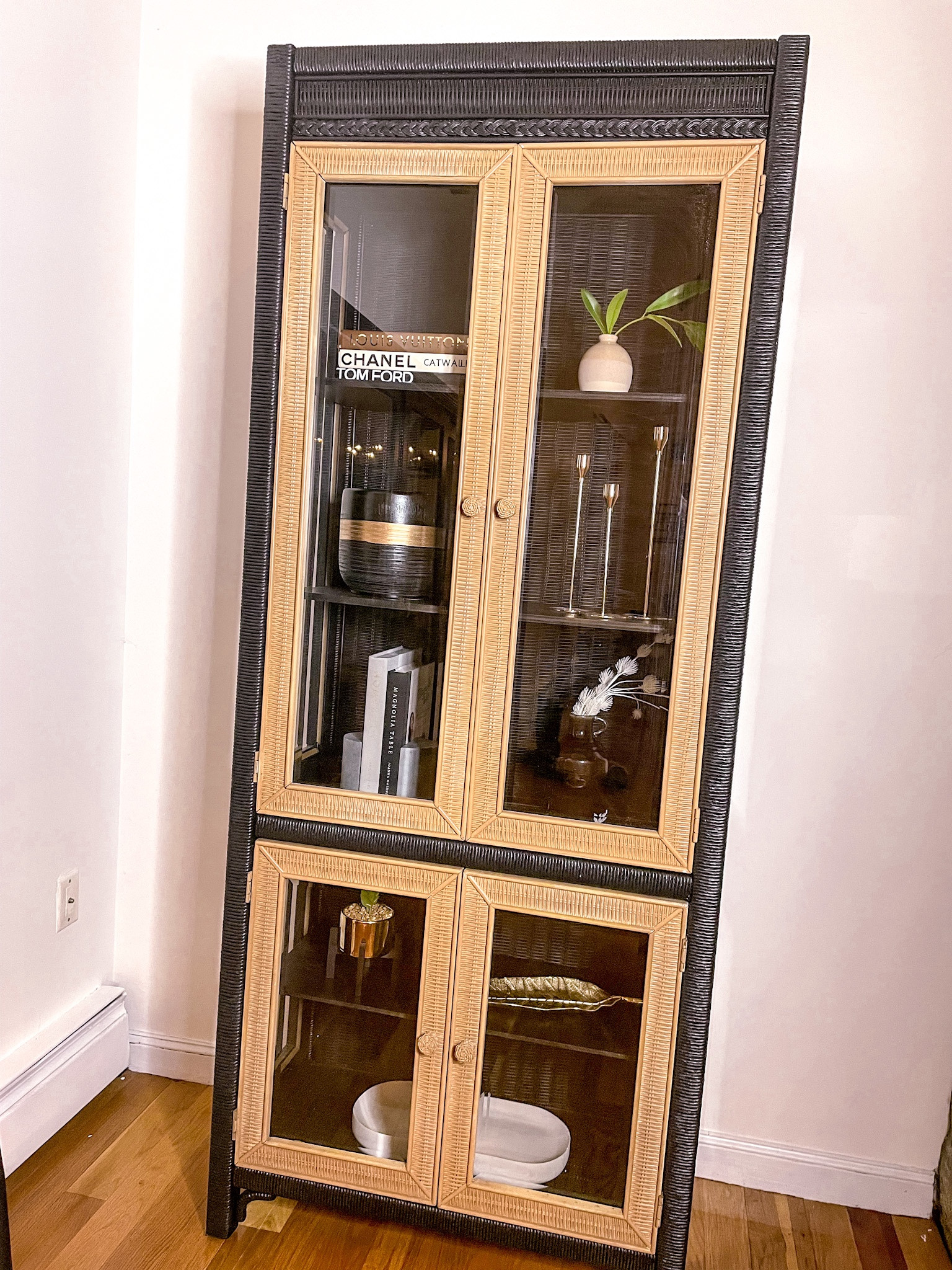 Cabinet styling ideas living room decor 

#LTKstyletip #LTKhome #LTKunder50