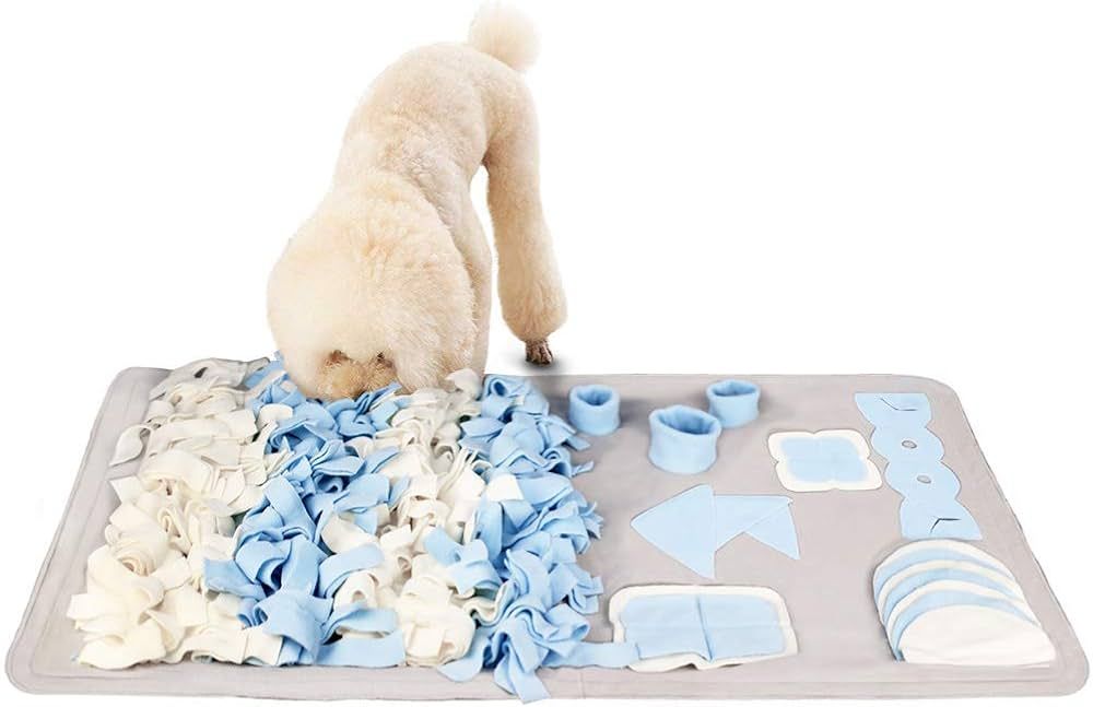 STELLAIRE CHERN Snuffle Mat for Small Large Dogs Nosework Feeding Mat (23.6" x 39.4") Easy to Fil... | Amazon (US)