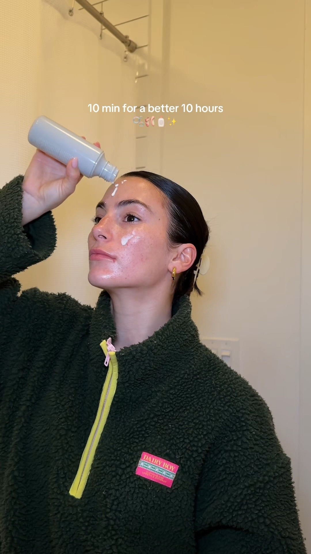 WFH “skincare makeup” 🤍 

Fleece is Dairy Boy but it’s sold out ❤️‍🩹 linked similar ones!! 

#LTKootd #LTKmorningroutine #LTKgrwm