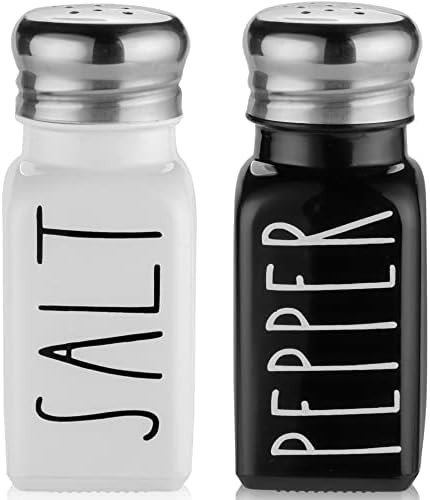 Farmhouse Salt and Pepper Shakers Set by Brighter Barns - Cute Modern Farmhouse Kitchen Decor for Ho | Amazon (US)