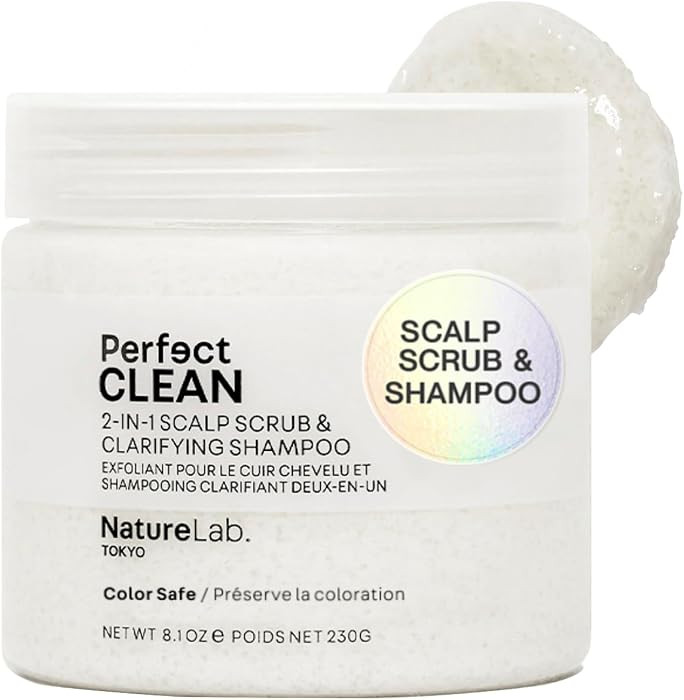 NatureLab.TOKYO Perfect Clean Scalp Scrub & Clarifying Shampoo - Exfoliating Sugar Crystals, Prob... | Amazon (US)