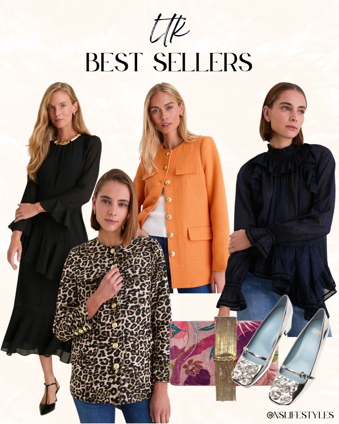 LTK best seller favorites! 🧡

I styled statement tailored jackets in vibrant orange tweed and classic leopard print, alongside high-neck ruffle tops and a midi dress.

Completed with embellished metallic loafers and a colorful printed clutch for an effortless, elevated look. ✨

#LTKfashion #LTKbestsellers #StatementJacket #TweedJacket #LeopardPrint #FallFashion #OOTD #ElevatedStyle

#LTKootd #LTKSeasonal