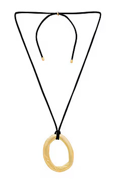 Heaven Mayhem Black Maxi Necklace in Gold from Revolve.com | Revolve Clothing (Global)