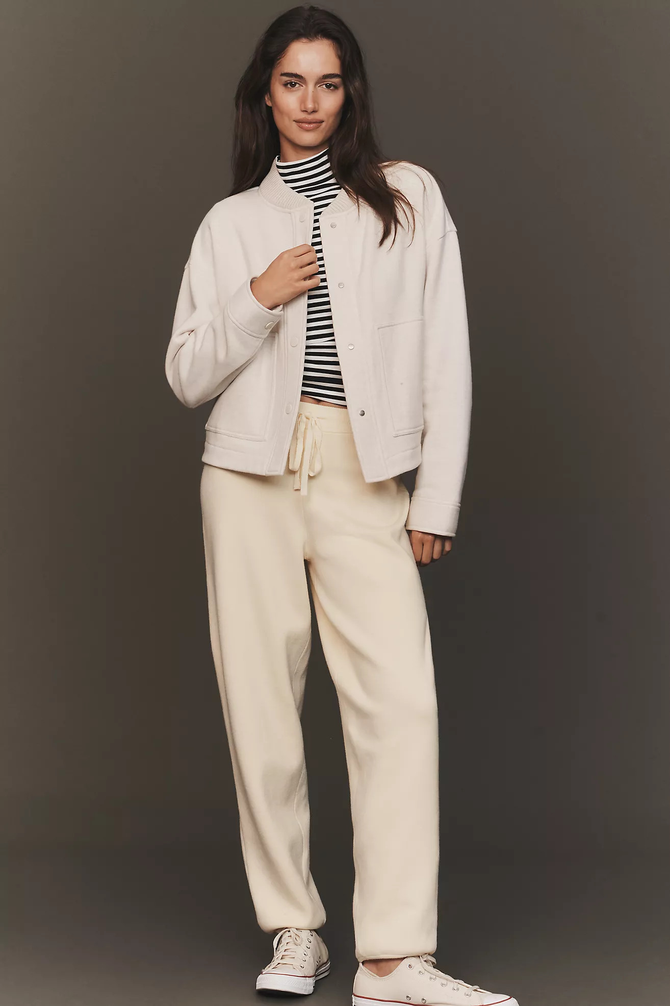 Varley Khai Crop Bomber Jacket | Anthropologie (US)