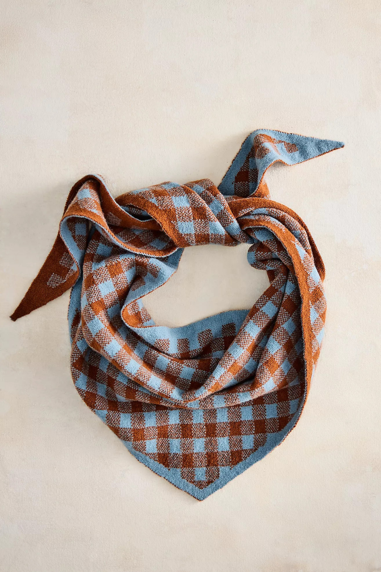 Checkered Triangle Scarf | Anthropologie (US)