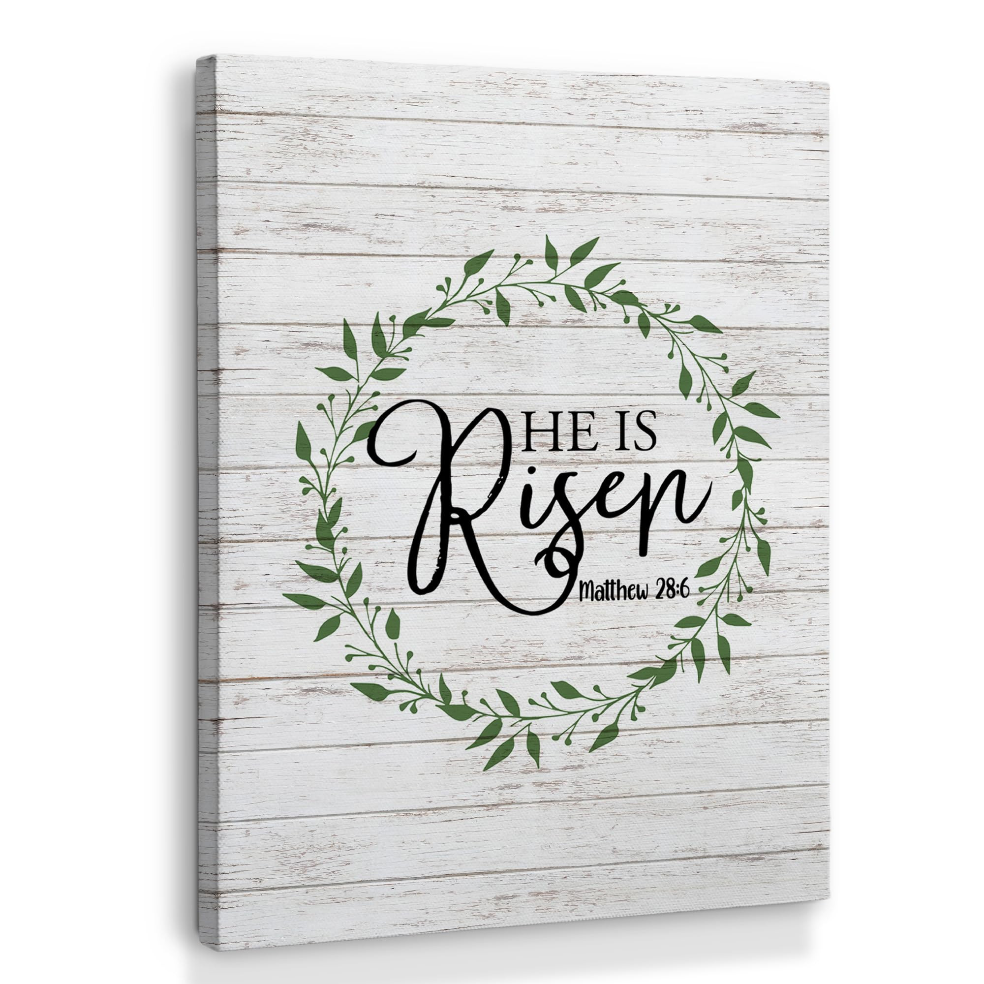 XINCEYWJ He Is Risen Decor, Christian Easter Wall Art, Bible Verse Canvas Art Prints Framed, Jesu... | Amazon (US)