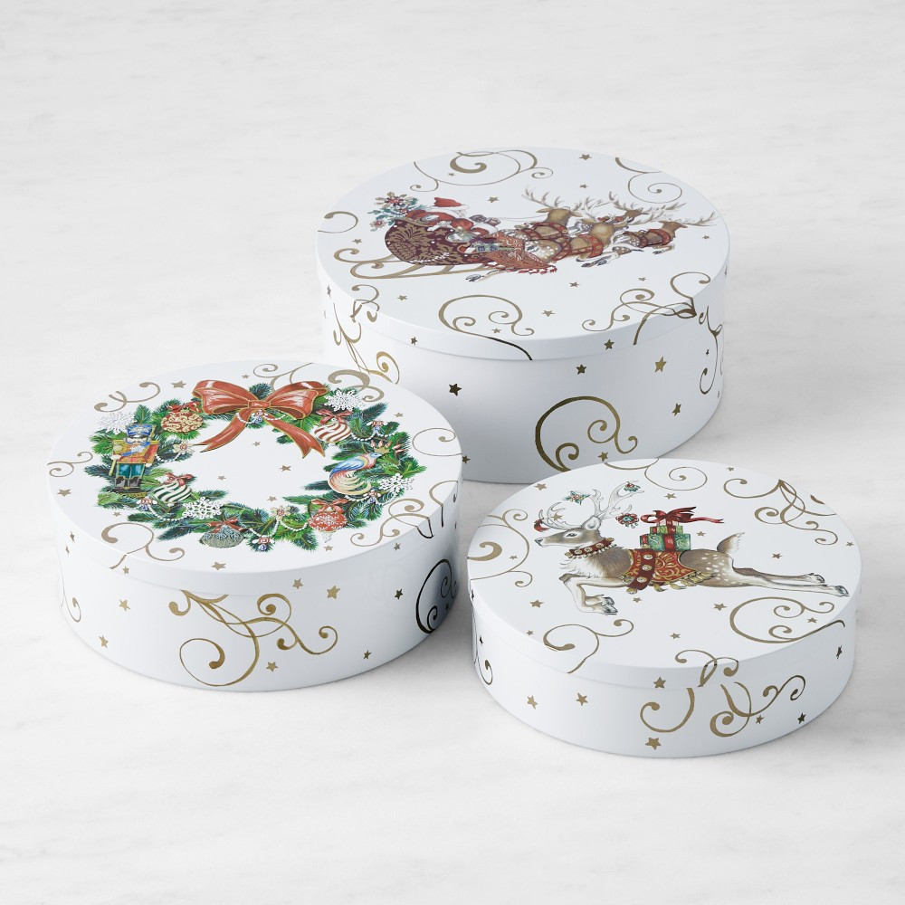 ‘Twas The Night Before Christmas Gifting Tins, Set of 3 | Williams-Sonoma