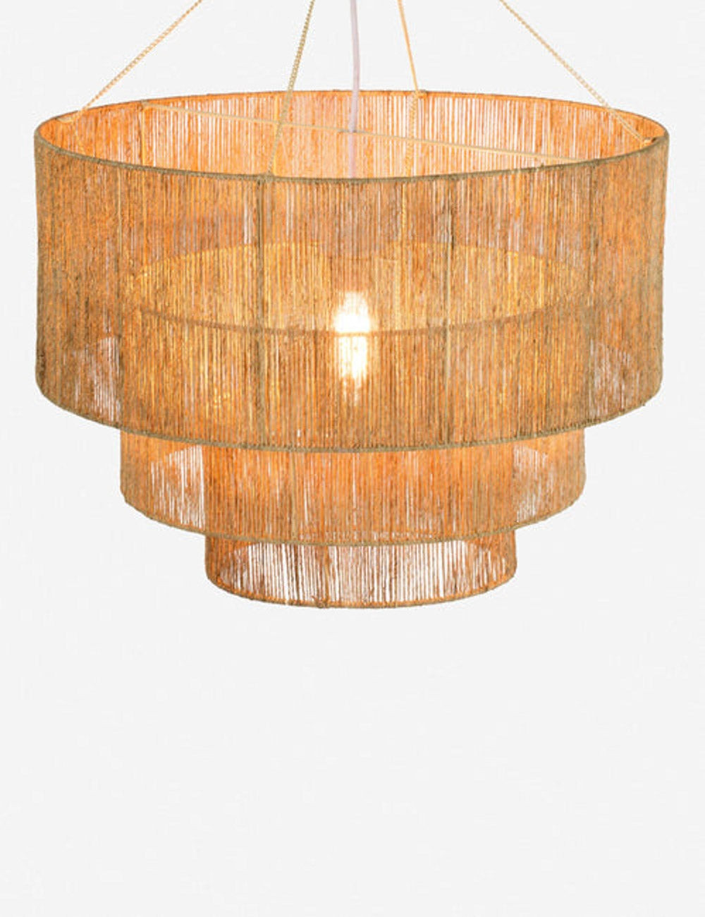 Chavette Chandelier, Natural | Lulu and Georgia 