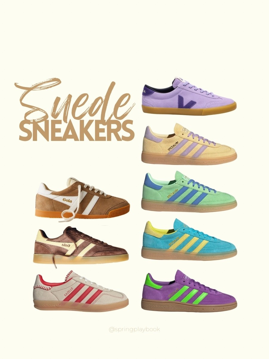 Fall trend: Suede Sneakers

Wearing Spring colors in the fall is a *mental shift*. Your colors are your best, year round. One way to honor your colors but make them feel seasonally appropriate, is to change the texture. Suede shoes are beautiful for fall! But this year, purchase in your Spring colors!

I own the beige with red & the yellow with purple. The only ones I haven’t seen in person are the Golas  

Don’t forget to protect them with Crep Protect!

#createdcolorful #createdcolorfulspring #hocspring #tcispring #tcilightspring #pcaspring #lightspring #warmspring #truespring #brightspring #clearspring #paintboxspring #bluespring

#LTKSeasonal #LTKSaleAlert #LTKShoeCrush