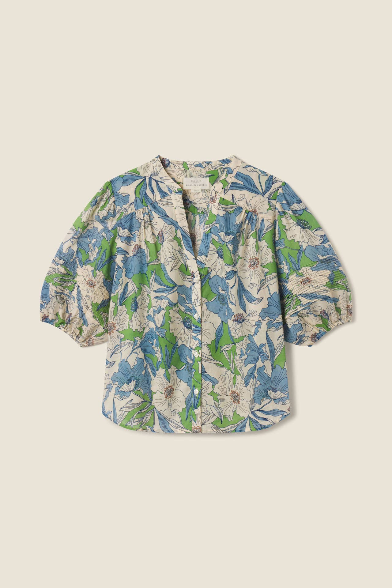 Loren Blouse Oasis Floral | TROVATA