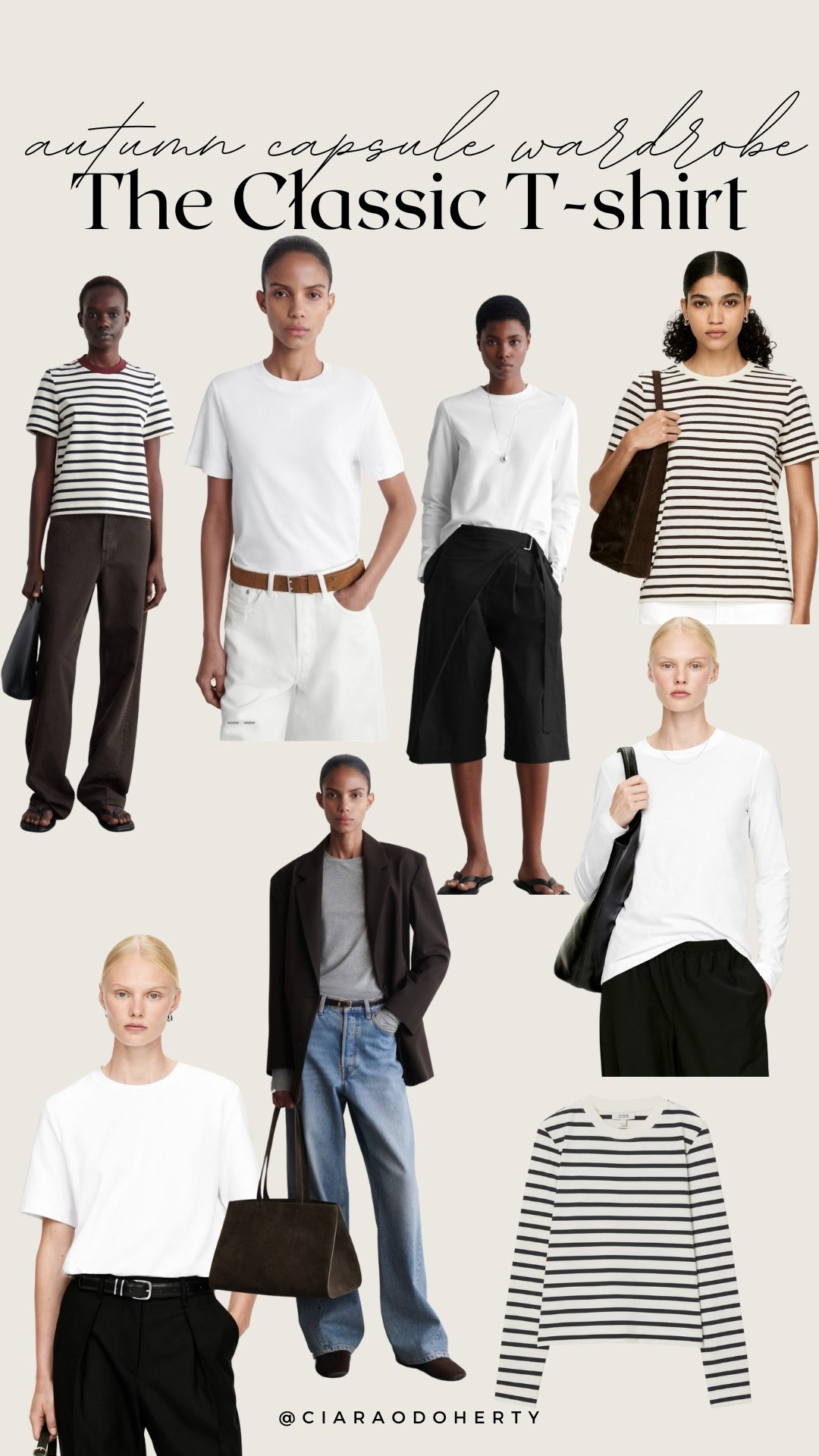 Autumnal Wardrobe Capsule: The Classic T-shirt
Heavy weight, clean cut, striped, light weight 

#LTKautumn #LTKireland #LTKeurope