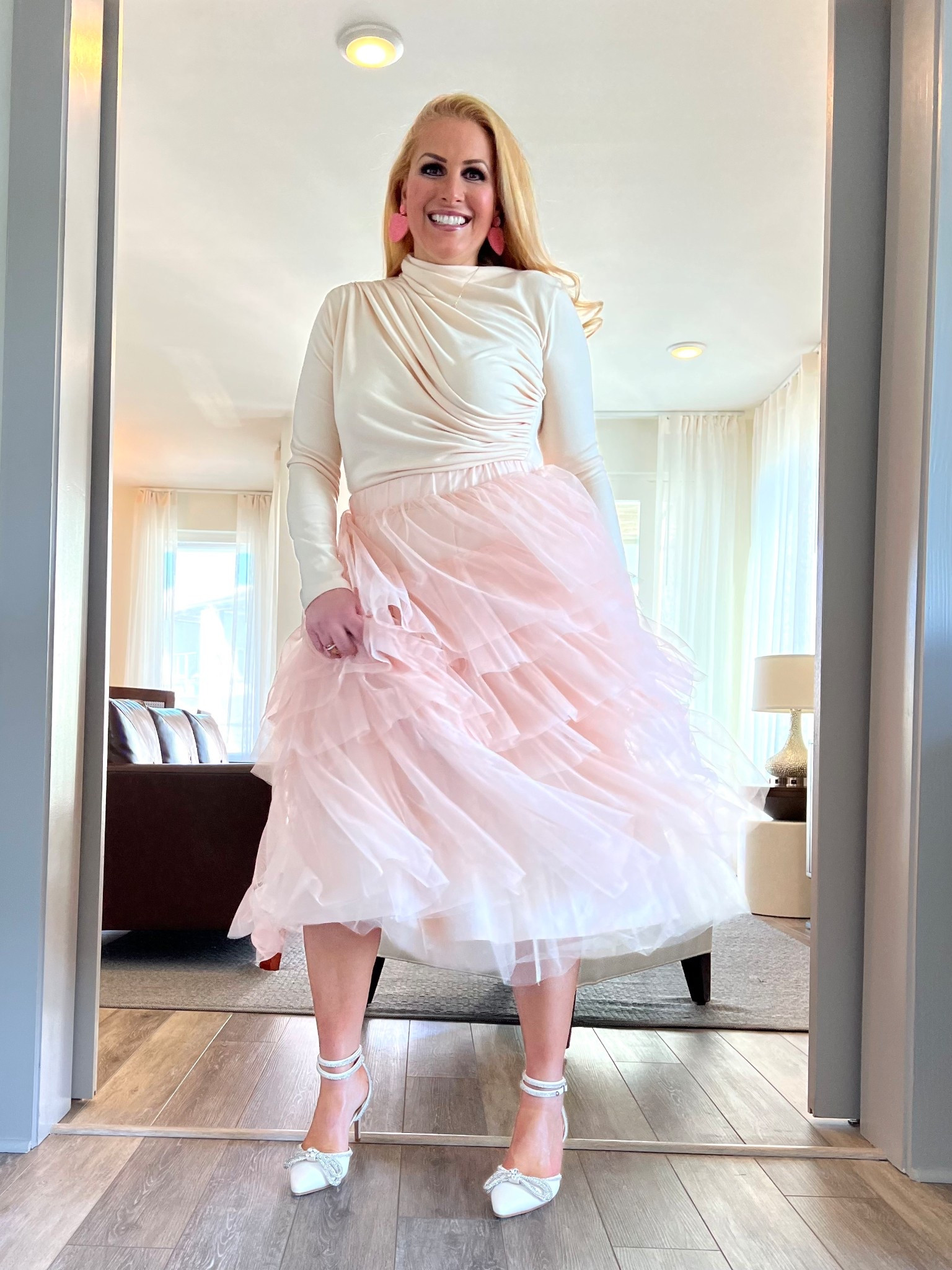 💝TULLE SKIRT: Here’s a monochromatic look for Valentine’s Day.

💕Giving major Barbie vibes in this ultra feminine outfit. This blush tulle skirt is a dream. Just look at the movement! I’m wearing a large and it fits true to size.

OUTFIT: @chicwish
HEELS: @amazonfashion

#chicwish #chicwishstyle #chicwishlist  #tulleskirt #monochromatic #valentines2026 #valentineslook #valentinesootd #winterfashion #barbiestyle #barbiecore #barbievibes #barbiefashion #femininestyle #founditonamazon #amazonfashion #rhinestoneheels #rosemarybeach #30a #LTKvalentinesday #street2beachstyle #tampablogger #stpeteblogger @jtstjtst11



#LTKValentine #LTKWedding #LTKootd