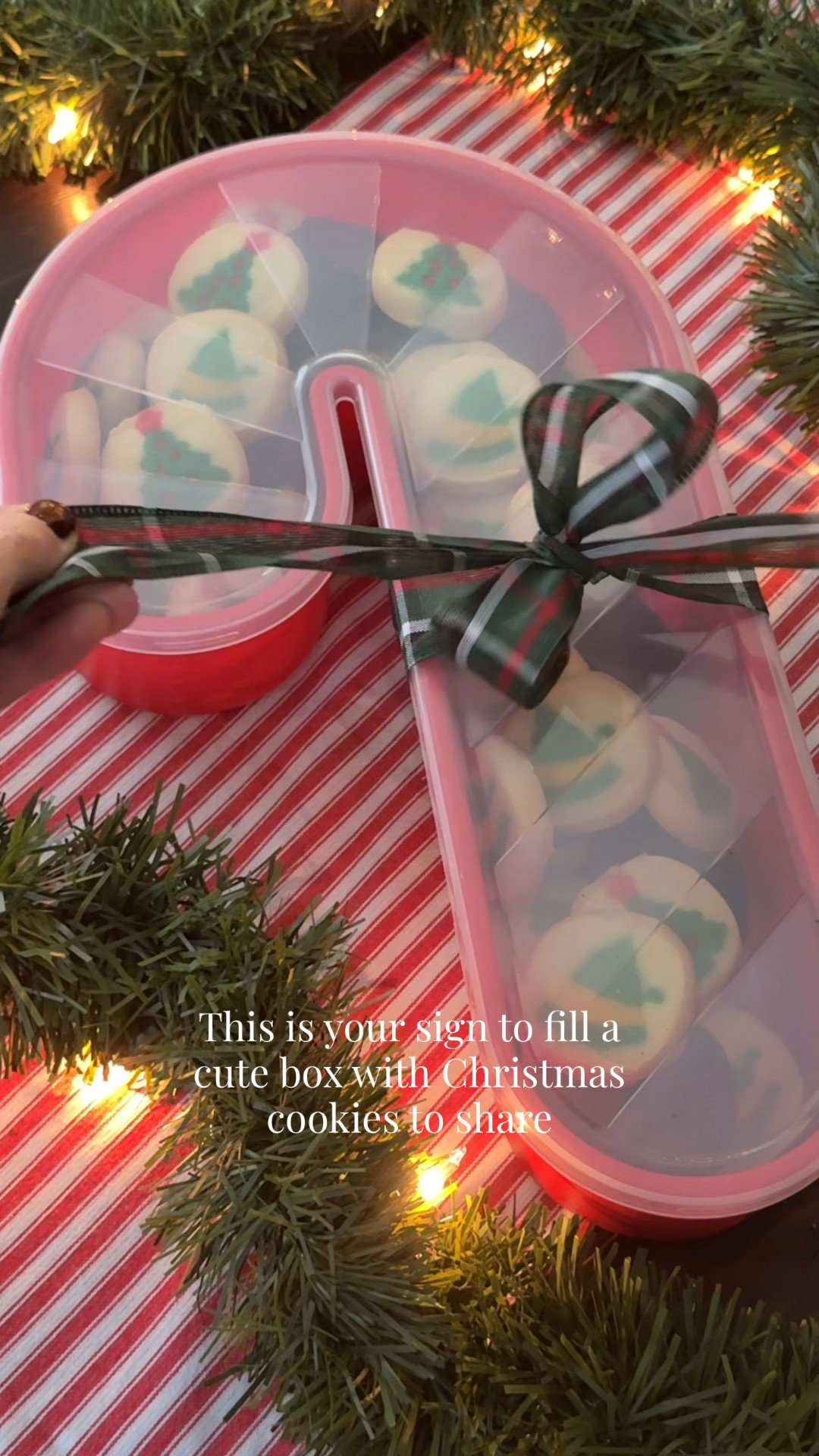 The easiest (and one of the most affordable) things you will do this  Christmas that will bring a smile to peoples faces! 🎄🍪
Keep it simple with a cute box filled with cookies to take to work, school, or drop off at a neighbors house. This is also fun to take to a Christmas party and let the hostess keep the cute container! I love this one and linking lots more in different sizes🎄🍪