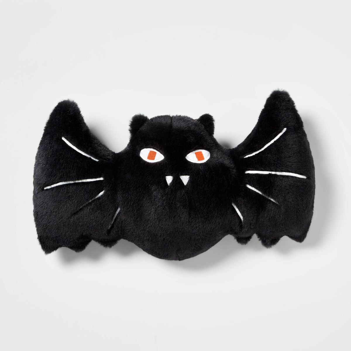 Faux Fur Bat Novelty Throw Pillow Black - Hyde & EEK! Boutique™ | Target