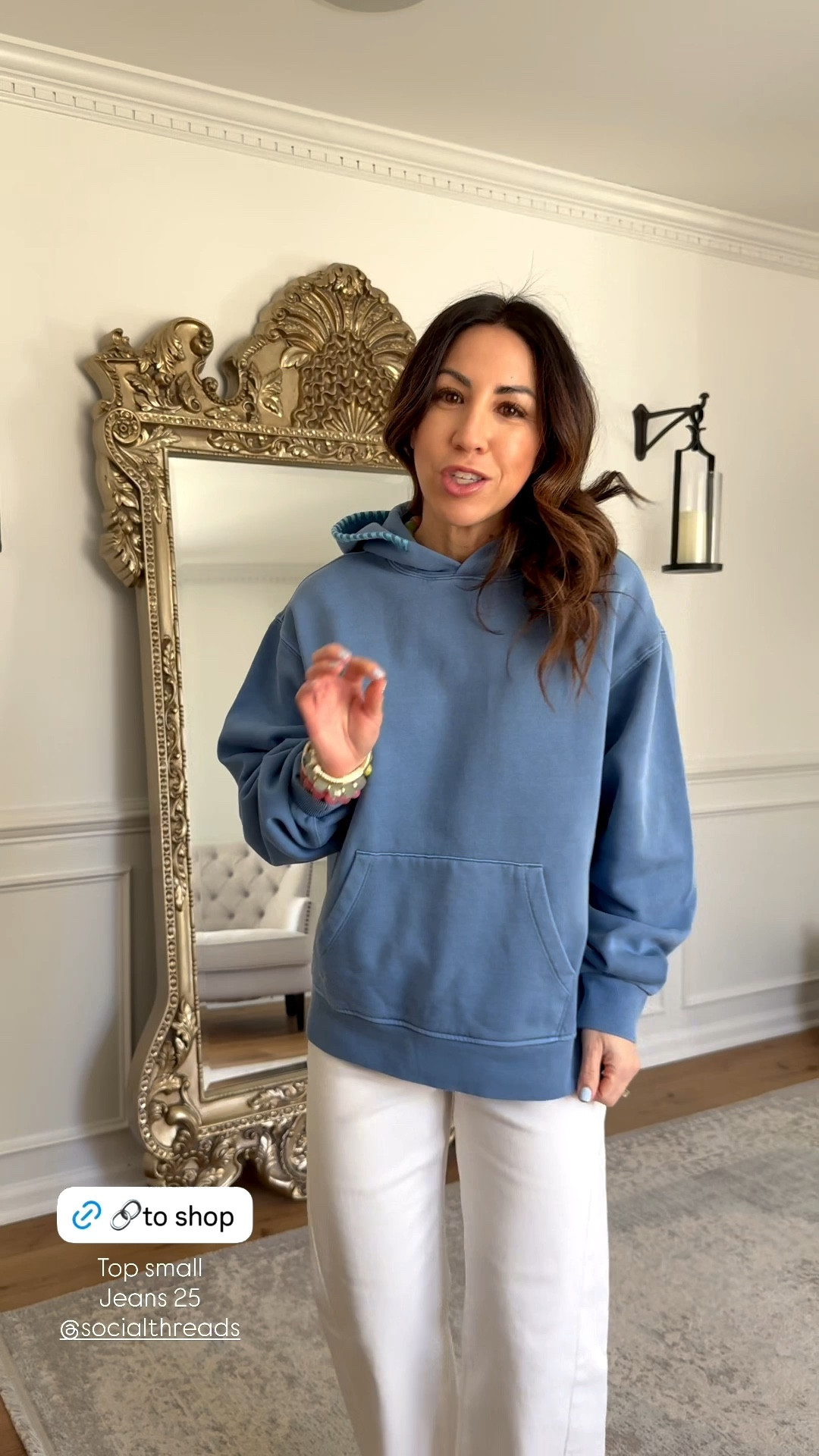 Small hoodie sweatshirt. 25 jeans

#LTKOver40 #LTKPetite