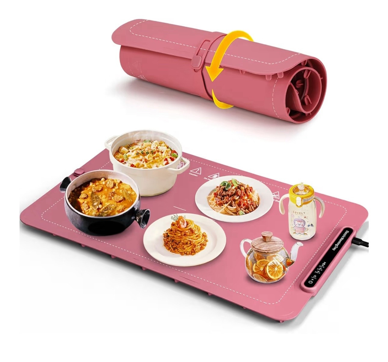 Warming mat for food. Perfect if you host parties. It keeps the food warm until you are ready to eat. This would be a great hostess gift. 

#LTKfoodie #LTKHoliday #LTKGiftGuide