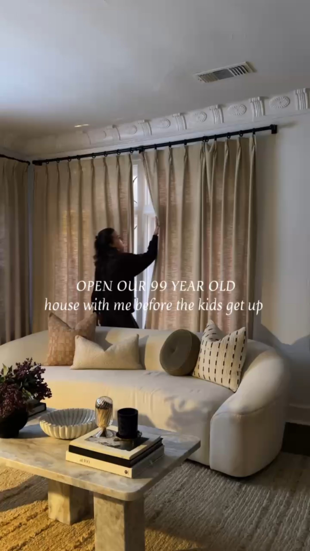 OPEN THE HOUSE WITH ME ✨

Curtains are in the color light khaki throughout the home & ivory white in the dining room

#LTKdayinmylife #LTKmomlife #LTKHome