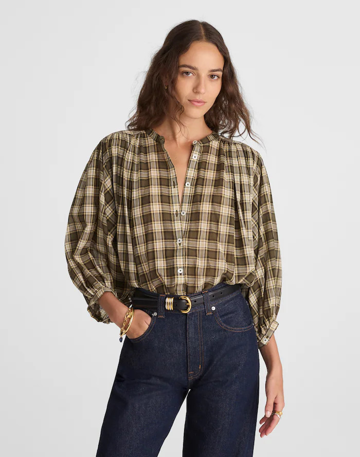 Balloon-Sleeve Top | Madewell