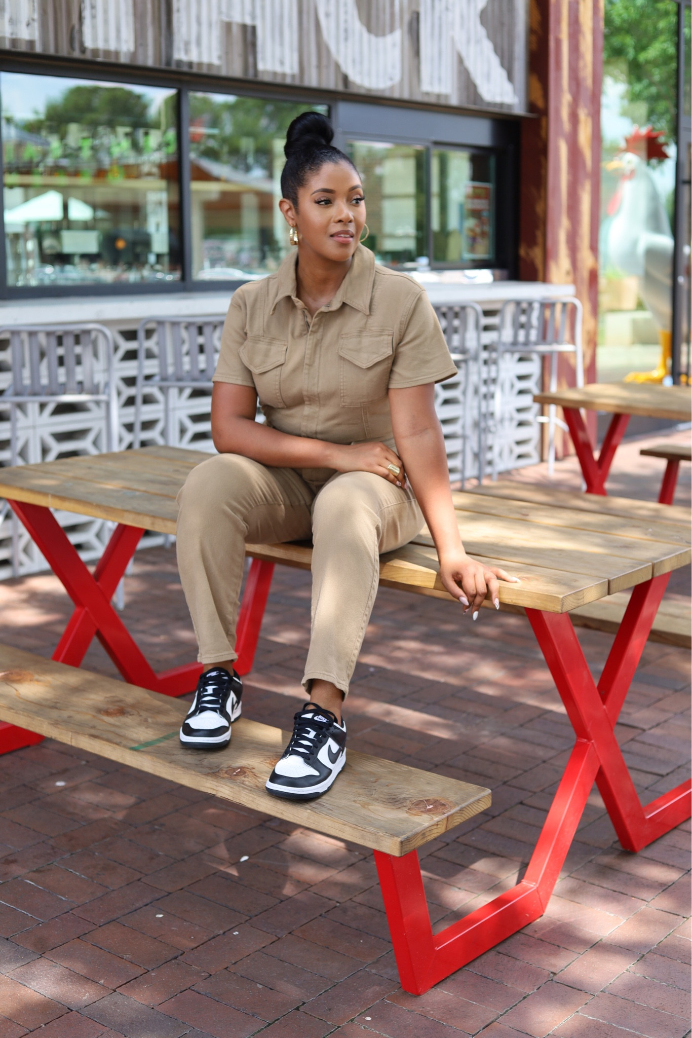 Loving this amazing denim jumpsuit from Good American! Wearing a size 4. Love the color and style of it. Comes in other colors! 

#LTKover40 #LTKsalealert #LTKtravel