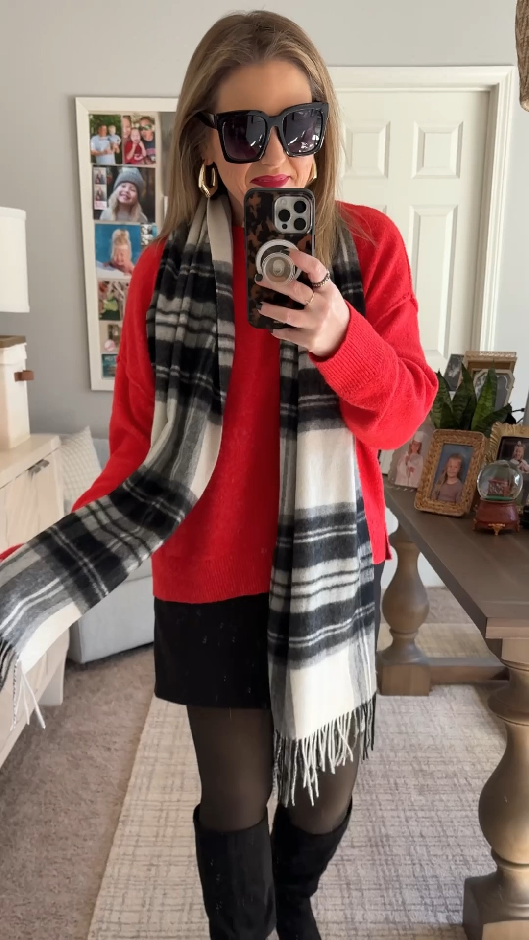 Classic church fit for winter I’m loving! High meets low and the deals on the Italian wool and Mongolian cashmere can’t be beat. 5’3 wearing a small skirt, small sweater, small/medium tights, large coat. 

#LTKootd #LTKSeasonal #LTKOver40