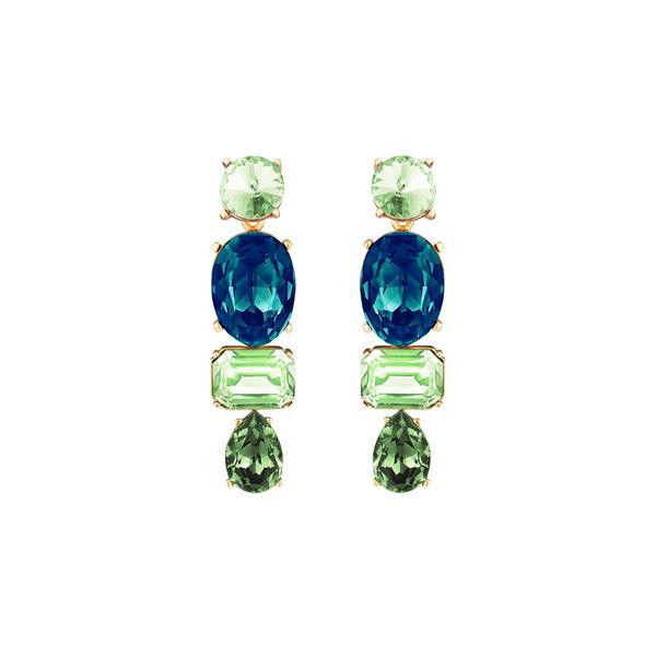 Crystal Baroque Geometric Earrings | Oscar de la Renta