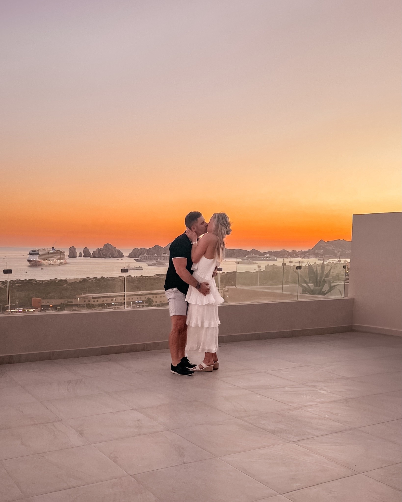 One thing about us… we’ll always pack neutral outfits for Cabo sunsets 🤍 Sharing our favorite couples vacation look for Los Cabos, Greece, Italy, and European summer nights featuring breezy white dresses, elevated resortwear, and timeless neutral pieces perfect for honeymoons, anniversary trips, beach dinners, and luxury vacations. This outfit combo felt especially perfect for golden hour overlooking the Cabo marina. Save this for your next romantic getaway outfit inspo.

Cabo sunset outfits, honeymoon outfit inspiration, couples vacation outfits, European summer outfits, Cabo San Lucas style, white resort dress, neutral vacation outfits, beach dinner outfit, luxury resort wear, Greece vacation outfits, Italy honeymoon outfits, romantic getaway outfits, classy vacation style, summer vacation outfits, coastal chic style, date night vacation outfit, luxury travel fashion, sunset dinner outfits, Mexico vacation outfits, honeymoon style inspiration

#LTKTravel #LTKWedding #LTKMens