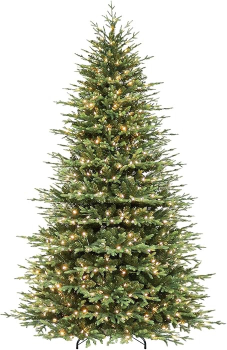 Hykolity 9 ft Prelit Christmas Tree with Realistic PE Foliage | Amazon (US)