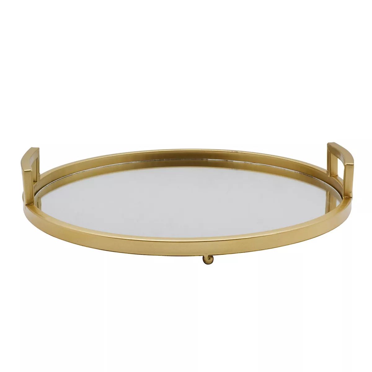 Scott Living Gold Finish Mirror Decorative Tray Table Decor | Kohl's