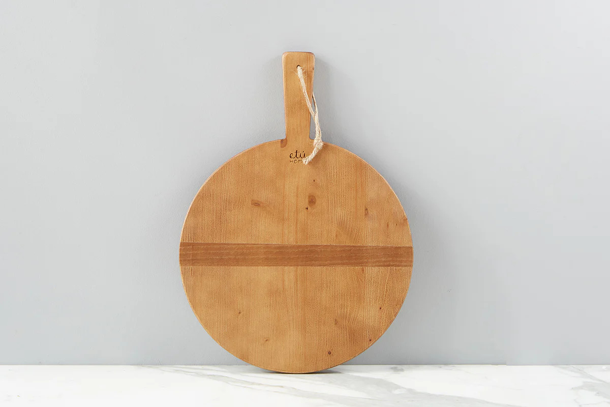 Round Pine Charcuterie Board, Small | etúHOME