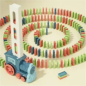 Kids Games Domino Train Toys: 180PCS Automatic Dominoes Stacking Creative Game 3+ Year Old - Stem... | Amazon (US)