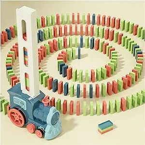Kids Games Domino Train Toys: 180PCS Automatic Dominoes Stacking Creative Game 3+ Year Old - Stem... | Amazon (US)
