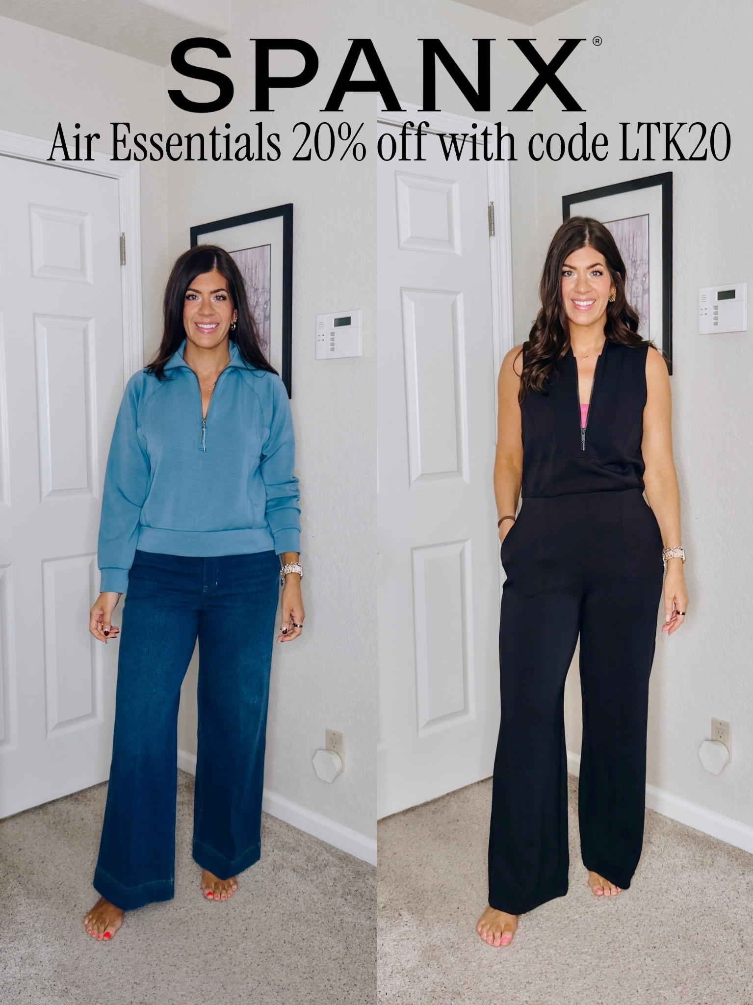Spanx Air Essentials 20% off with code LTK20
I do a medium in all!!!

@Spanx #spanxpartner

#LTKSaleAlert #LTKMidsize #LTKTall