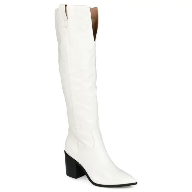 Brinley Co. Womens Tru Comfort Foam™ Wide Calf Knee High Boot - Walmart.com | Walmart (US)