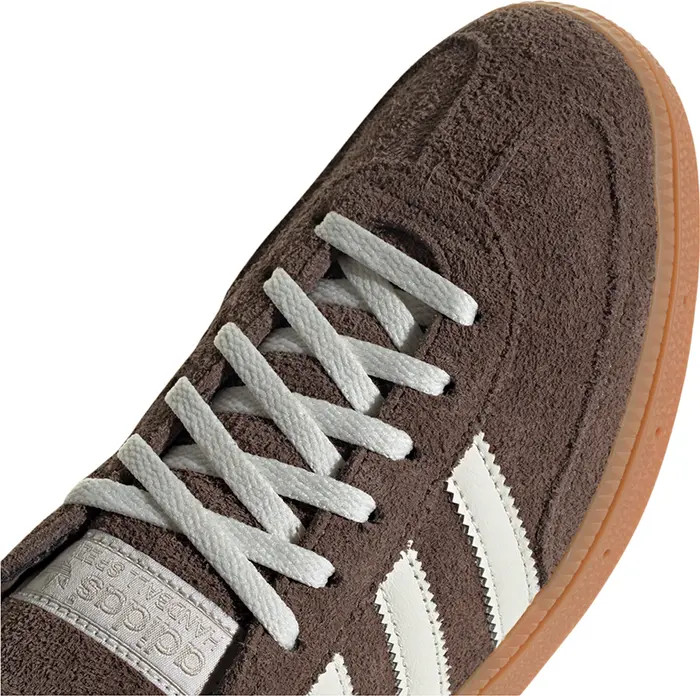 adidas Handball Spezial Sneaker in Wonder Silver/Off White/Gum at Nordstrom, Size 5.5 | Nordstrom