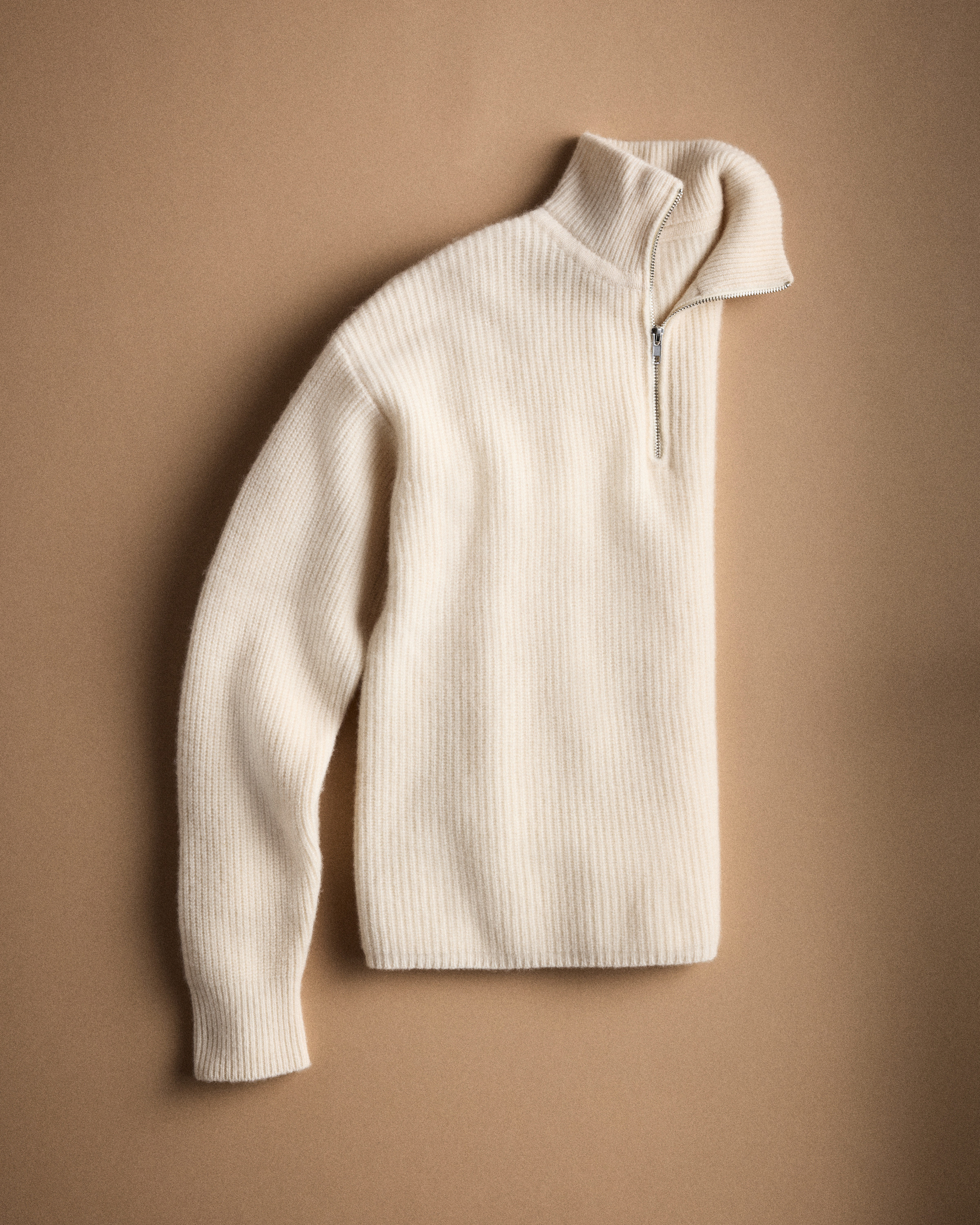 Mongolian Cashmere Fisherman Quarter Zip Sweater | Quince