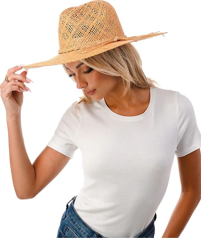 Wide Brim Straw Cowboy Hat | Nordstrom Rack