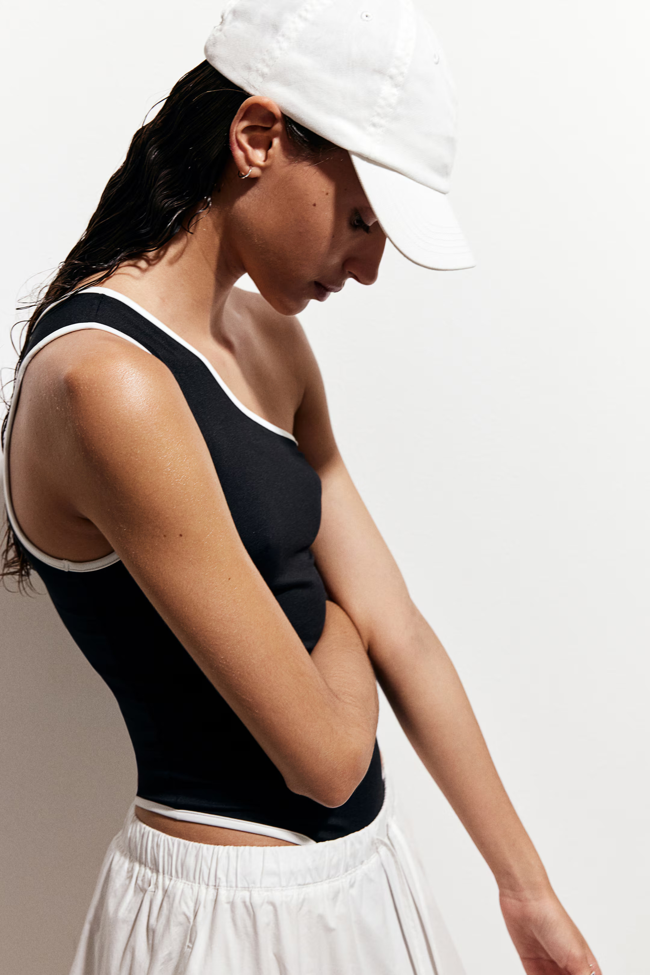 One-shoulder Thong Bodysuit | H&M (US + CA)